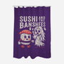 Sushi And The Banshees-None-Polyester-Shower Curtain-Nemons