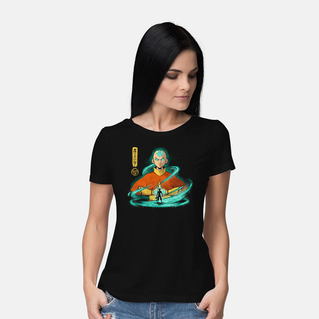 Rise Of The Avatar-Womens-Basic-Tee-grevalra