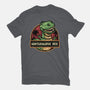 Gentlesaurus Rex-Womens-Fitted-Tee-glitchygorilla
