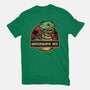 Gentlesaurus Rex-Womens-Fitted-Tee-glitchygorilla