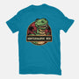 Gentlesaurus Rex-Womens-Fitted-Tee-glitchygorilla