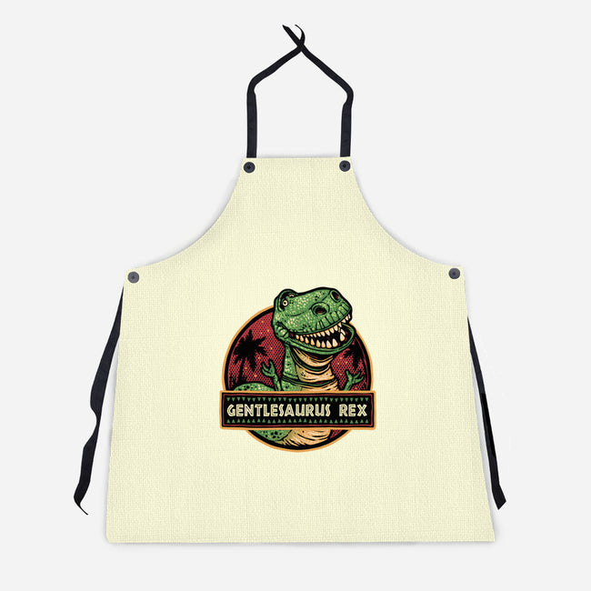 Gentlesaurus Rex-Unisex-Kitchen-Apron-glitchygorilla