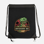 Gentlesaurus Rex-None-Drawstring-Bag-glitchygorilla