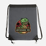 Gentlesaurus Rex-None-Drawstring-Bag-glitchygorilla