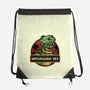 Gentlesaurus Rex-None-Drawstring-Bag-glitchygorilla