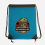 Gentlesaurus Rex-None-Drawstring-Bag-glitchygorilla