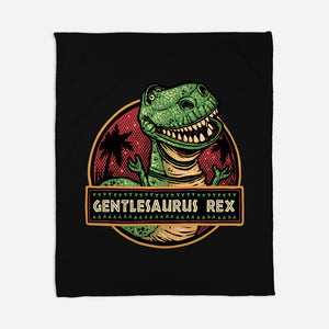 Gentlesaurus Rex-None-Fleece-Blanket-glitchygorilla