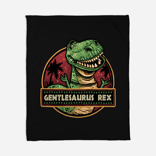 Gentlesaurus Rex-None-Fleece-Blanket-glitchygorilla