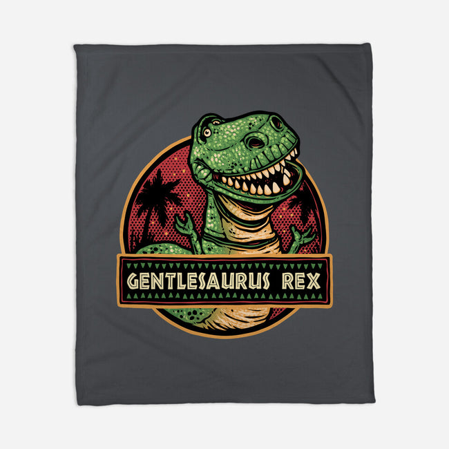 Gentlesaurus Rex-None-Fleece-Blanket-glitchygorilla