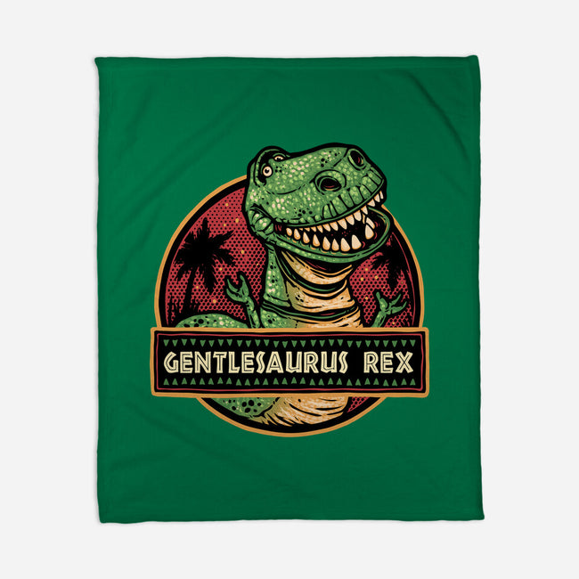 Gentlesaurus Rex-None-Fleece-Blanket-glitchygorilla