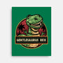 Gentlesaurus Rex-None-Stretched-Canvas-glitchygorilla