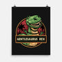 Gentlesaurus Rex-None-Matte-Poster-glitchygorilla
