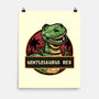 Gentlesaurus Rex-None-Matte-Poster-glitchygorilla