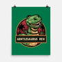 Gentlesaurus Rex-None-Matte-Poster-glitchygorilla