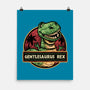 Gentlesaurus Rex-None-Matte-Poster-glitchygorilla