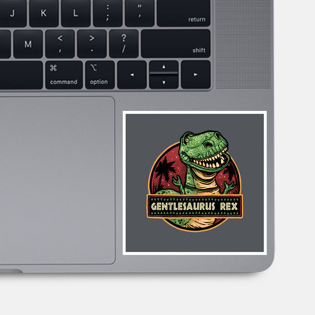 Gentlesaurus Rex-None-Glossy-Sticker-glitchygorilla