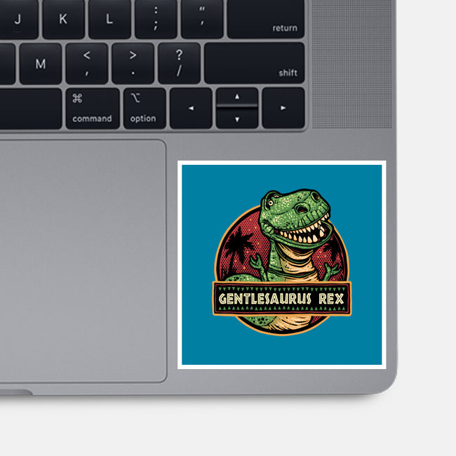 Gentlesaurus Rex-None-Glossy-Sticker-glitchygorilla