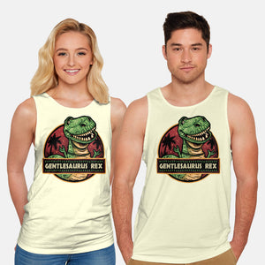 Gentlesaurus Rex-Unisex-Basic-Tank-glitchygorilla