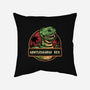 Gentlesaurus Rex-None-Removable Cover w Insert-Throw Pillow-glitchygorilla