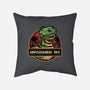 Gentlesaurus Rex-None-Removable Cover w Insert-Throw Pillow-glitchygorilla