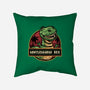 Gentlesaurus Rex-None-Removable Cover w Insert-Throw Pillow-glitchygorilla