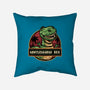 Gentlesaurus Rex-None-Removable Cover w Insert-Throw Pillow-glitchygorilla