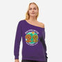 Wishing Upon A Meteor-Womens-Off Shoulder-Sweatshirt-Lorets