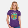 Wishing Upon A Meteor-Womens-Fitted-Tee-Lorets