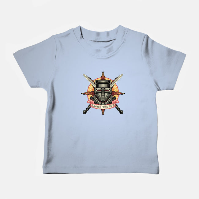 Mark Of The Sunborn-Baby-Basic-Tee-glitchygorilla
