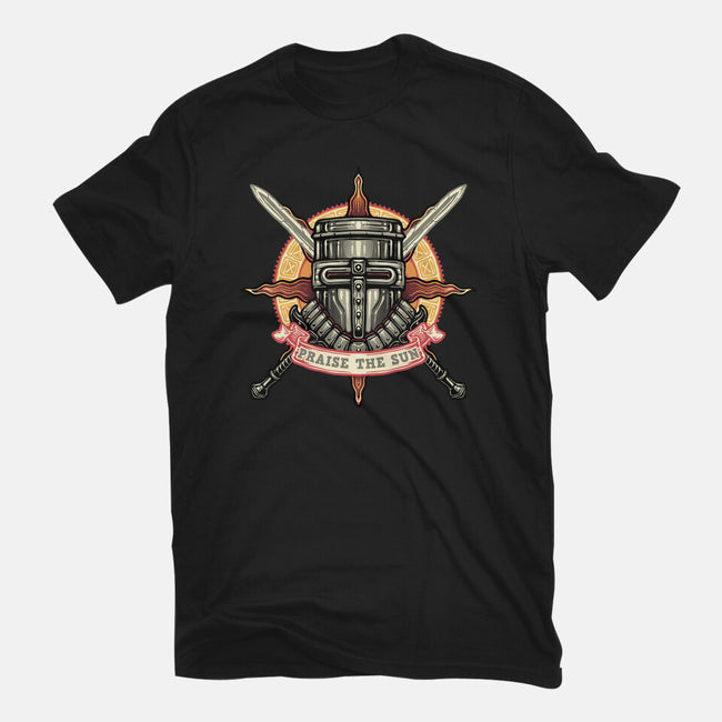 Mark Of The Sunborn-Womens-Fitted-Tee-glitchygorilla