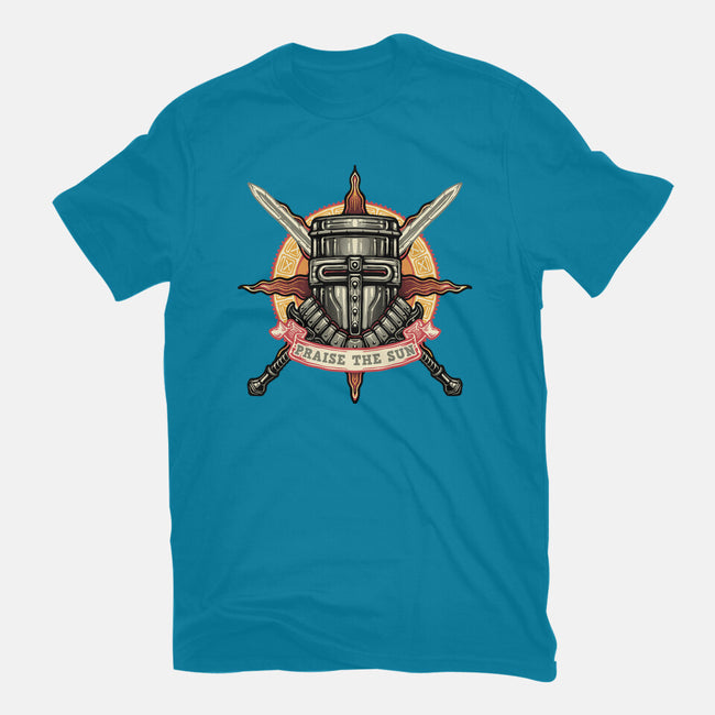 Mark Of The Sunborn-Womens-Fitted-Tee-glitchygorilla