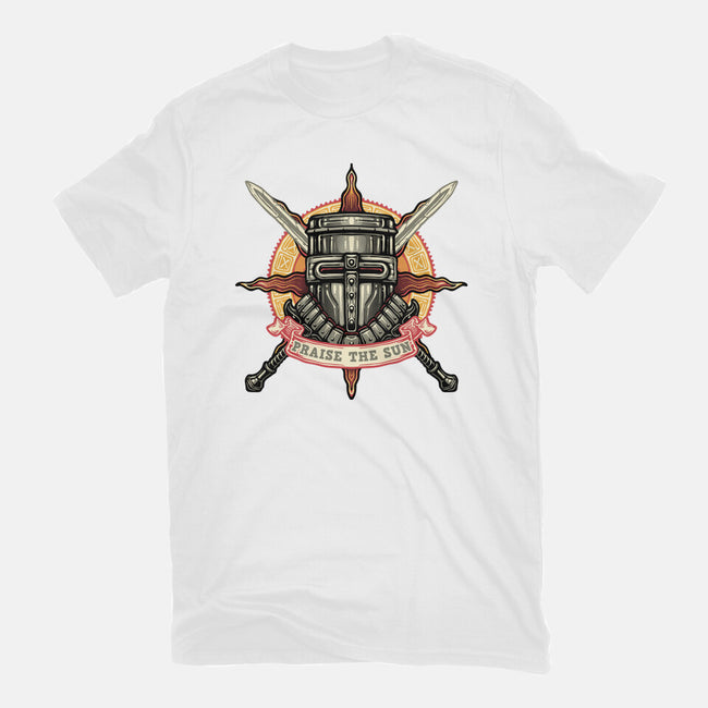 Mark Of The Sunborn-Womens-Fitted-Tee-glitchygorilla