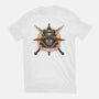 Mark Of The Sunborn-Womens-Fitted-Tee-glitchygorilla