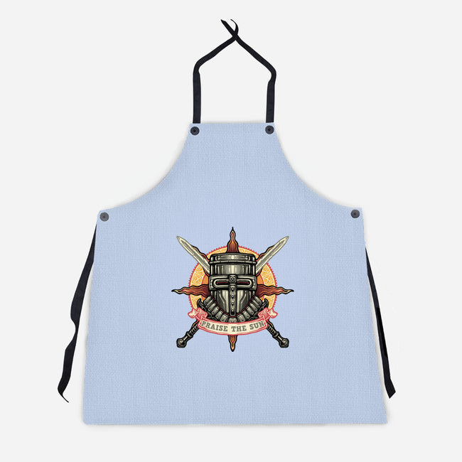 Mark Of The Sunborn-Unisex-Kitchen-Apron-glitchygorilla