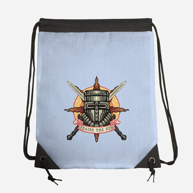 Mark Of The Sunborn-None-Drawstring-Bag-glitchygorilla