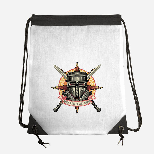 Mark Of The Sunborn-None-Drawstring-Bag-glitchygorilla