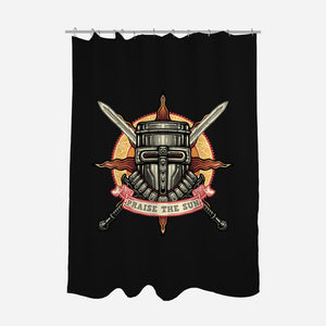 Mark Of The Sunborn-None-Polyester-Shower Curtain-glitchygorilla
