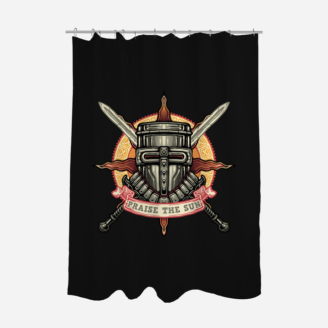 Mark Of The Sunborn-None-Polyester-Shower Curtain-glitchygorilla
