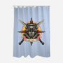 Mark Of The Sunborn-None-Polyester-Shower Curtain-glitchygorilla
