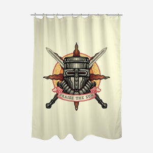 Mark Of The Sunborn-None-Polyester-Shower Curtain-glitchygorilla
