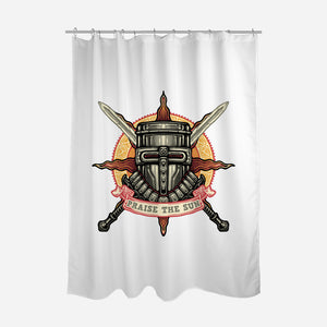 Mark Of The Sunborn-None-Polyester-Shower Curtain-glitchygorilla
