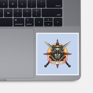 Mark Of The Sunborn-None-Glossy-Sticker-glitchygorilla