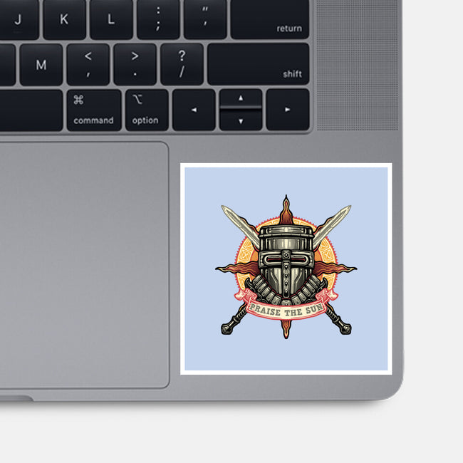 Mark Of The Sunborn-None-Glossy-Sticker-glitchygorilla