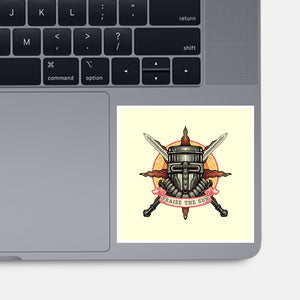 Mark Of The Sunborn-None-Glossy-Sticker-glitchygorilla