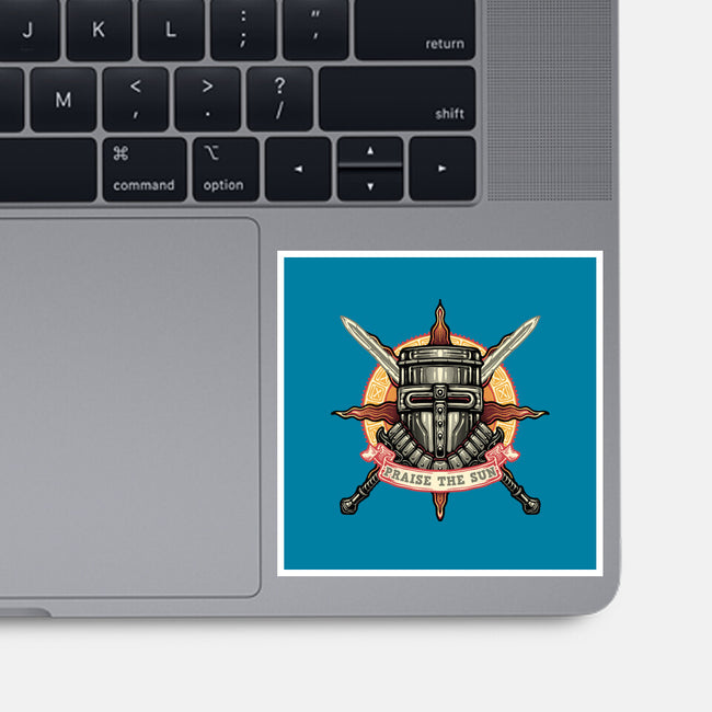 Mark Of The Sunborn-None-Glossy-Sticker-glitchygorilla