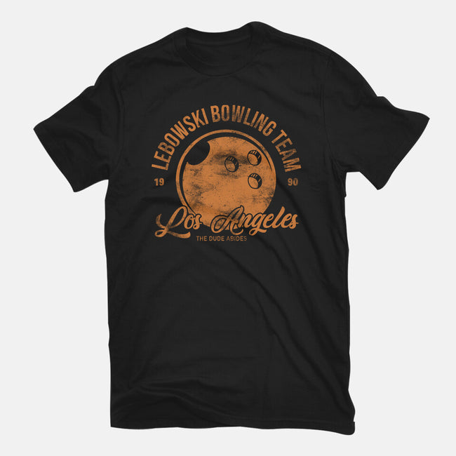 Lebowski Bowling Team-Womens-Basic-Tee-fanfreak1