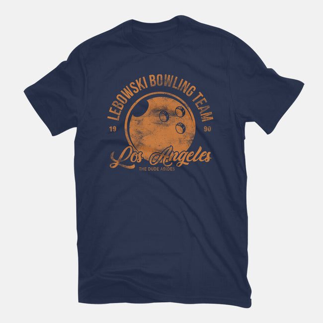 Lebowski Bowling Team-Womens-Fitted-Tee-fanfreak1