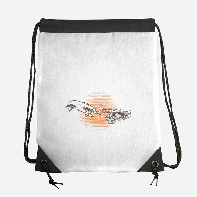 First Contact-None-Drawstring-Bag-glitchygorilla