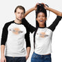 First Contact-Unisex-Baseball-Tee-glitchygorilla