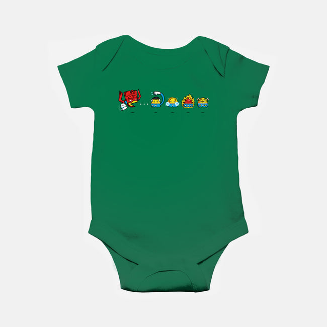 Pac-Tastic Four-Baby-Basic-Onesie-krisren28